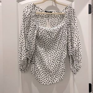 Vici Sugarlips Polka Dot Blouse